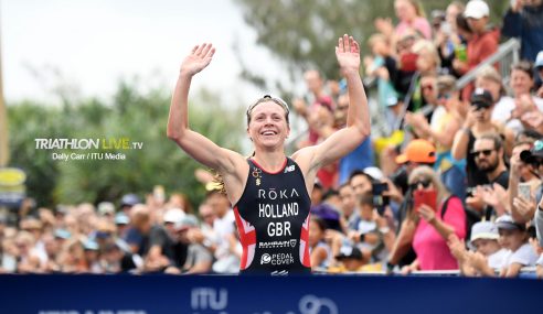 Sissons (NZL), Holland (GBR) grab victories at Mooloolaba ITU World Cup