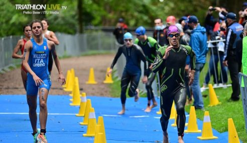 Flying French power to third straight Mixed Relay World Championship title