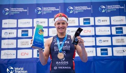 Olympic Champion Kristian Blummenfelt surges into the history books with World Title in Edmonton