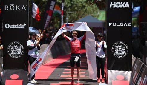 Henri Schoeman (ZAF), Els Visser (NLD) Claim IRONMAN 70.3 LAPU-LAPU Titles