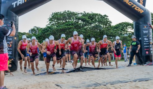 More than 1200 Participants at the 2022 Trifactor Triathlon Singapore  Championship